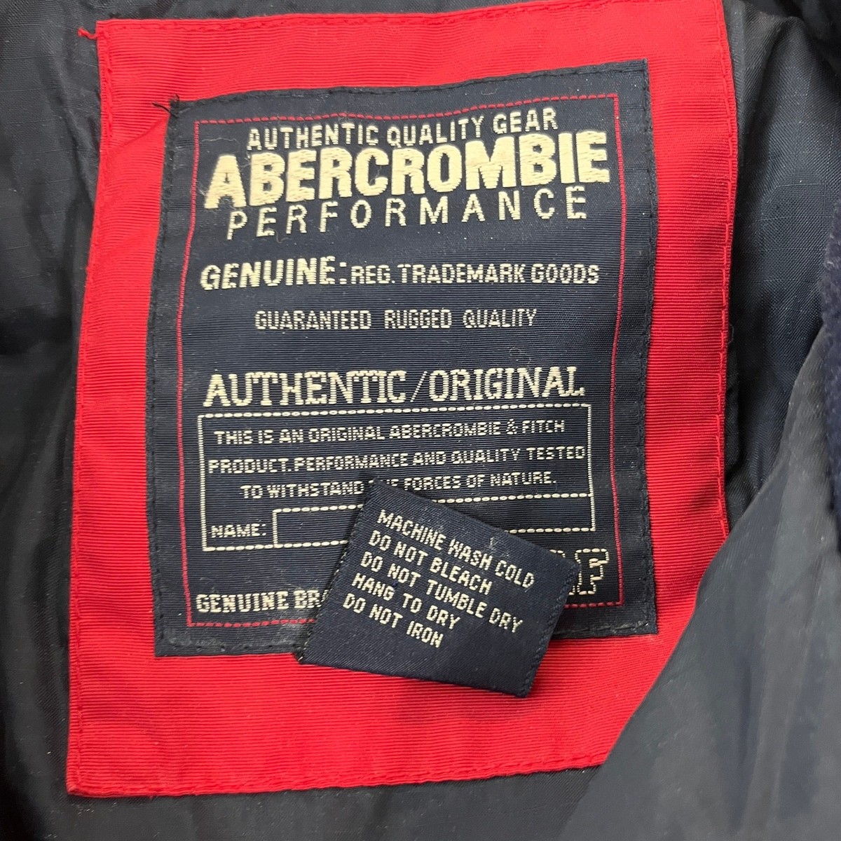 Vintage Abercrombie & Fitch Tech Sailing Gear Performance Jacket