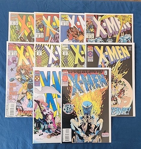 Lot Of 10 X-Men Comics #31-40 (VG+)