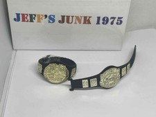 WWE Mattel Elite Championship Belt TAG TEAM/ Heavyweight belt for parts READ 6"