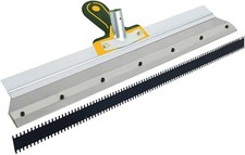 Scraper with Wooden Handle Self Levelling Cement Tool for Coating Skimming