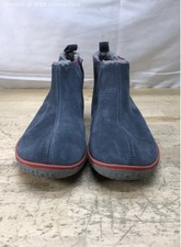 L.L. Bean Comfort Mocs Chelsea Boot Grey Blue Suede Fleece Lined Women's Size 8