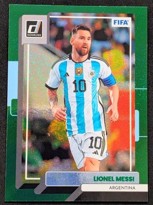 2022-23 Panini Donruss FIFA LIONEL MESSI Green Prizm Argentina #10