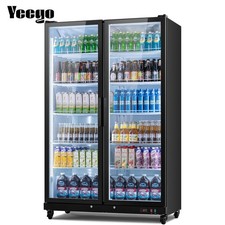 Yeego Single Glass Door Merchandiser Refrigerator Beverage Cooler 37.79Cu.ft NEW