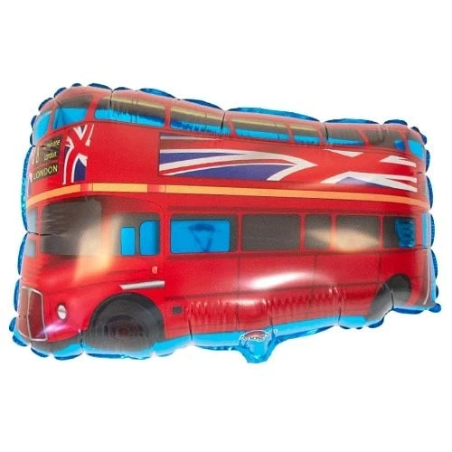 Mini London Bus Air Fill Foil Balloon 28cm / 11 in