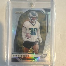 Panini 2024 silver  Prizm Rookie Quinyon Mitchell #381 Philadelphia Eagles NFL 