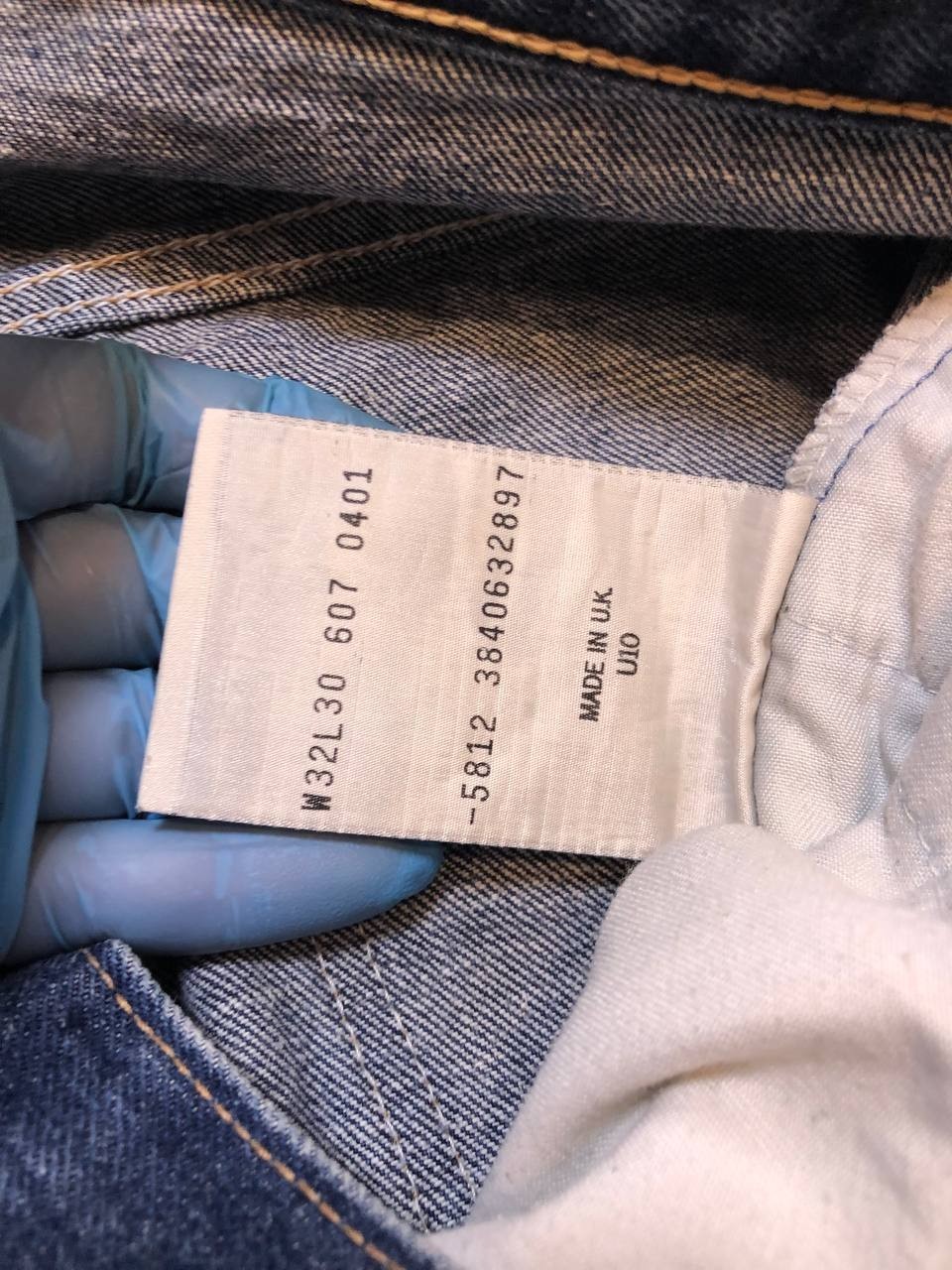 Levi's Red Tab 607 Blue Denim Jeans 32X30 thumbnail 11