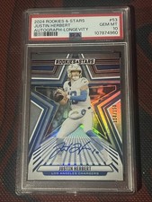 2024 Panini Rookies & Stars - Justin Herbert #53 Longevity Signatures /150 (AU)