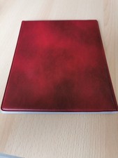 DDR Schreibmappe A5 VEB Dresdener Plast Und Kunstlederwaren Weinrot