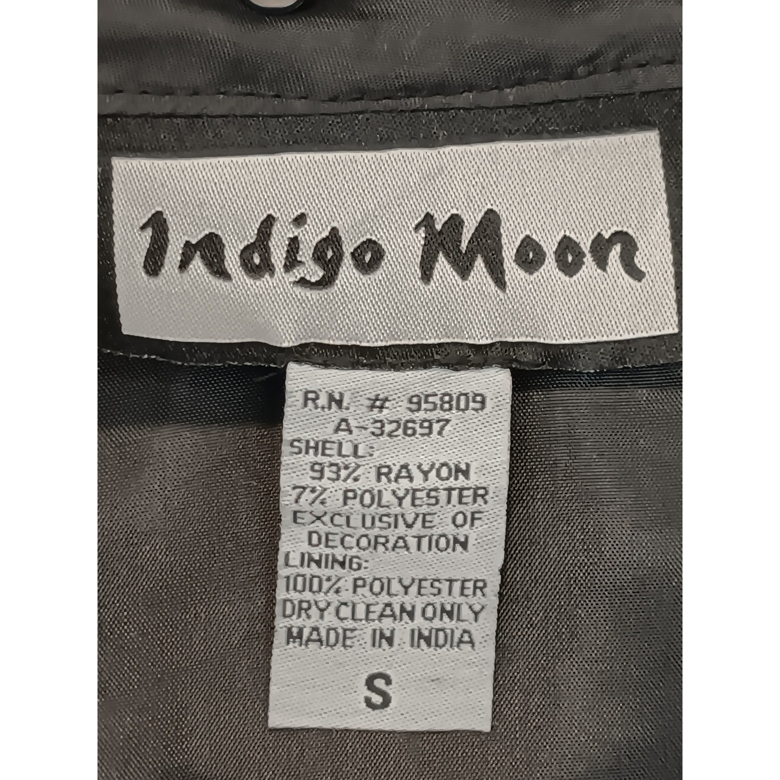 Indigo Moon Sz S Womens Tweed Patchwork Button Fr… - image 11