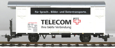 Bemo 2283 131 Gedeckter Güterwagen Gbk-v 5611 Telecom RhB H0m
