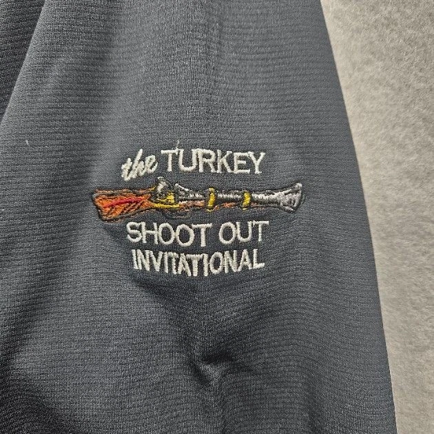 Camisa de manga larga Greg Norman negra con cuello falso talla mediana para hombre Foto 4 de 4