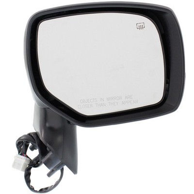Mirror Textured Black Power Glass Passenger Side For 2014-2018 Subaru Forester