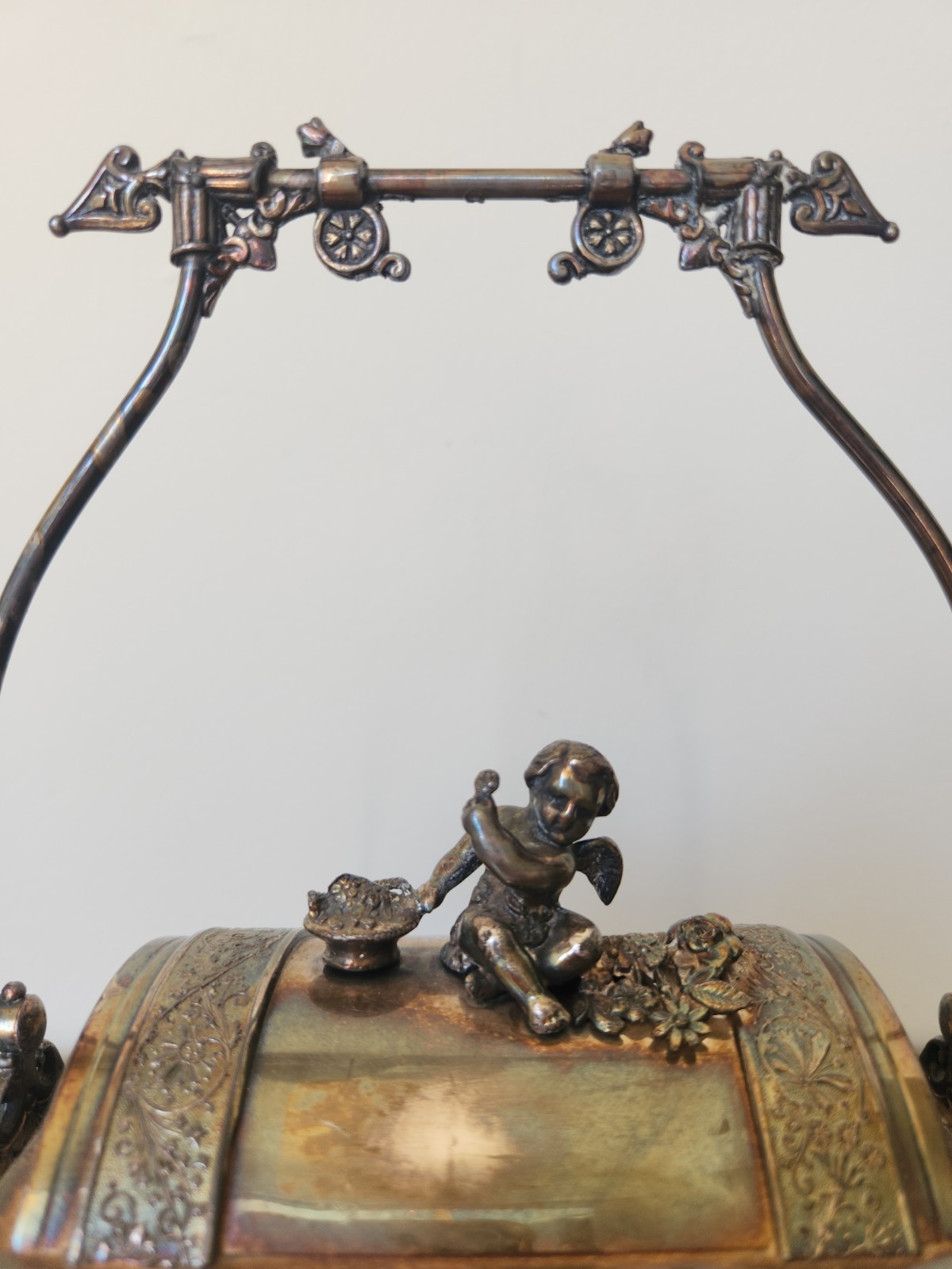 Antique 19thC Victorian Mermod Jaccard & Co Mechanical Jewelry Box