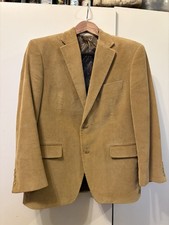 Ralph Lauren Corduroy Blazer Men's 40s Brown Vintage 100 Cotton Coat