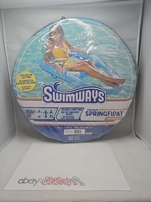SWIMWAYS - PREMIUM SPRINGFLOAT RECLINER - INFLATABLES - NEW - FREE SHIP