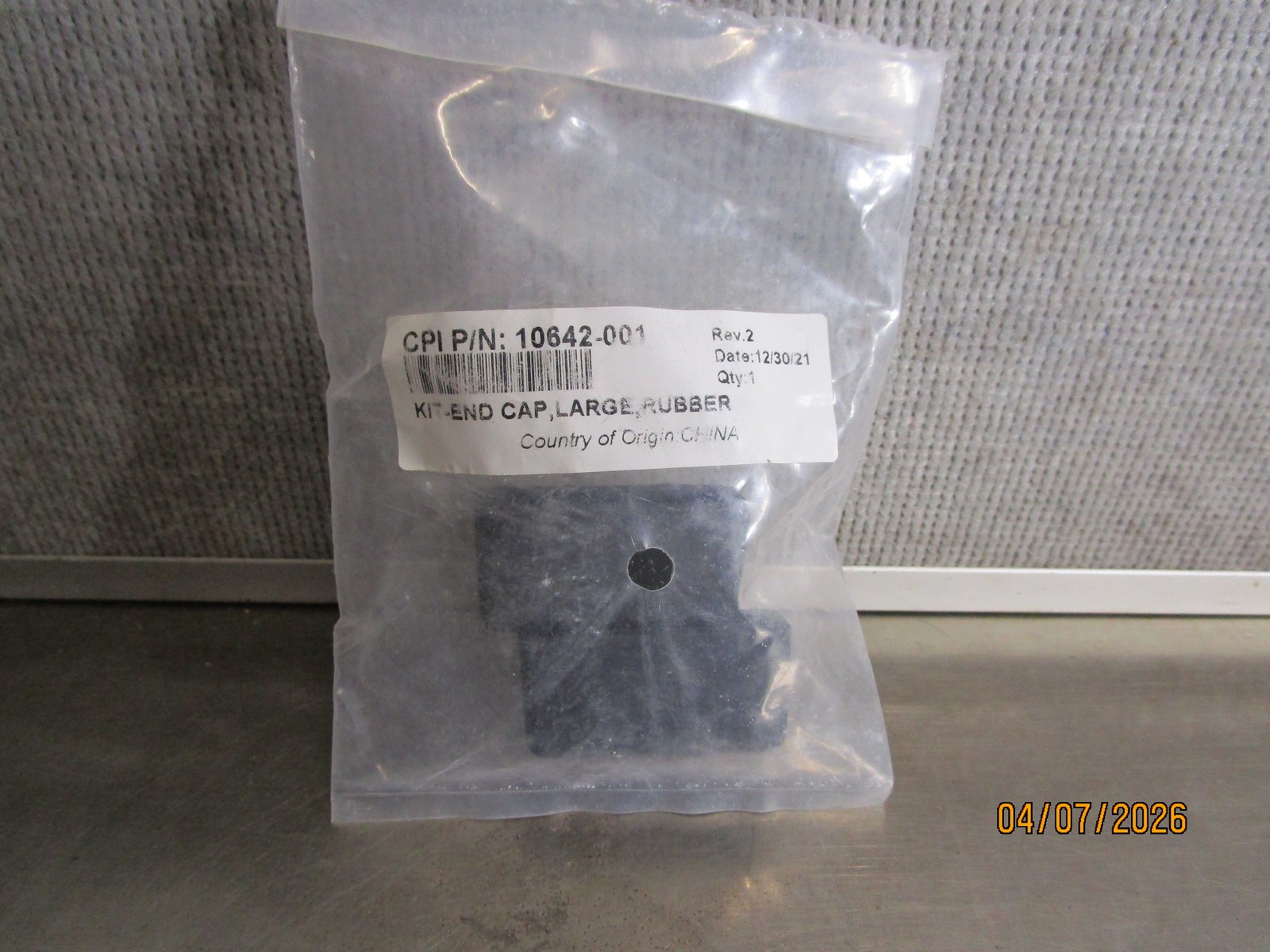 CPI 10642-001 Lg Rubber Caps