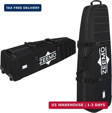 ZEEMO Golf Travel Bag, Mid-Open Protective  Wheeled Airline-Approved Case for C