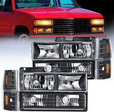 Headlight Assembly for 1994 1995 1996 1997 1998 GMC Suburban Yukon Sierra C/K Se