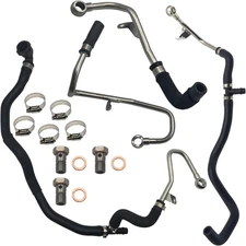 AMCC Turbo Coolant Hose Line Radiator hose kit Compatible with BMW N63 4.4L... 