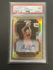 2022 WNBA Panini Prizm Elena Delle Donne Gold Auto W25 SP /10 PSA 9 HOF