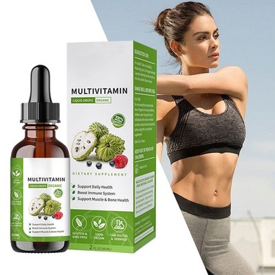 `Organic Soursop Extract 60ml Organic Fruit Based Liquid for Relax