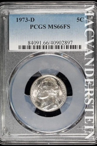 1973-D Jefferson Nickel — photo from the most recent tracked eBay sale