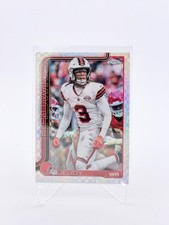 2025 Topps Chrome NFL Cleveland Browns Jerry Jeudy #68 Prism X-Refractor WR Mint