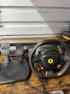 Thrustmaster T80 Ferrari 488 GTB Racing Wheel w/ Pedals PS4 Wired Black