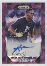 2017 Panini Prizm Rookie Purple Crystals 58/75 Raekwon McMillan #RA-RM Auto n0c