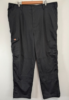 Dickies Arbeitshose Herren W42 S schwarz Cargo Doppelknie Utility Hose PolyCotton