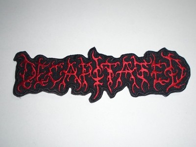DECAPITATED IRON ON EMBROIDERED PATCH
