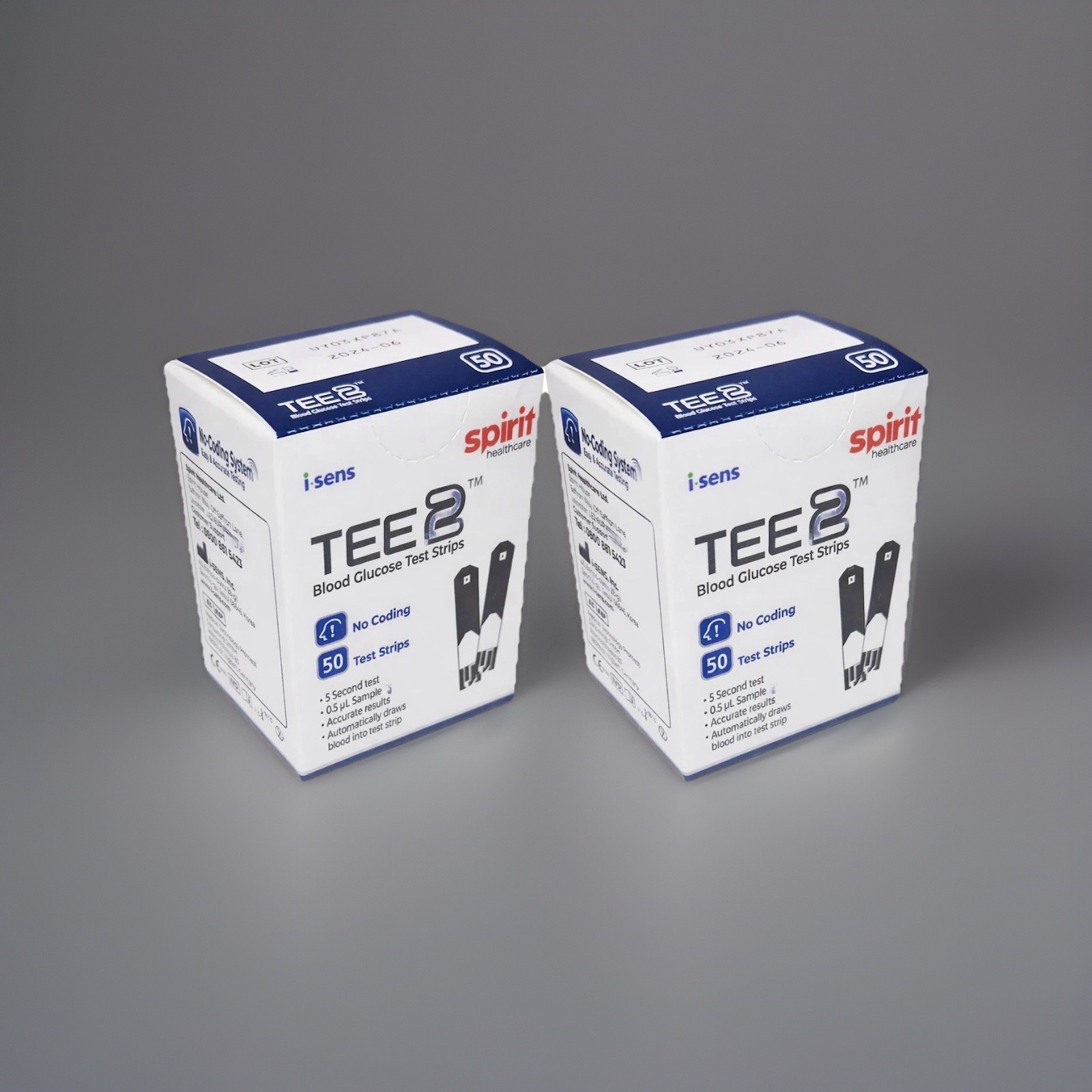 Tee2 Blood Glucose Test Strips 3 x 50 Date 10/2027 - Image 5
