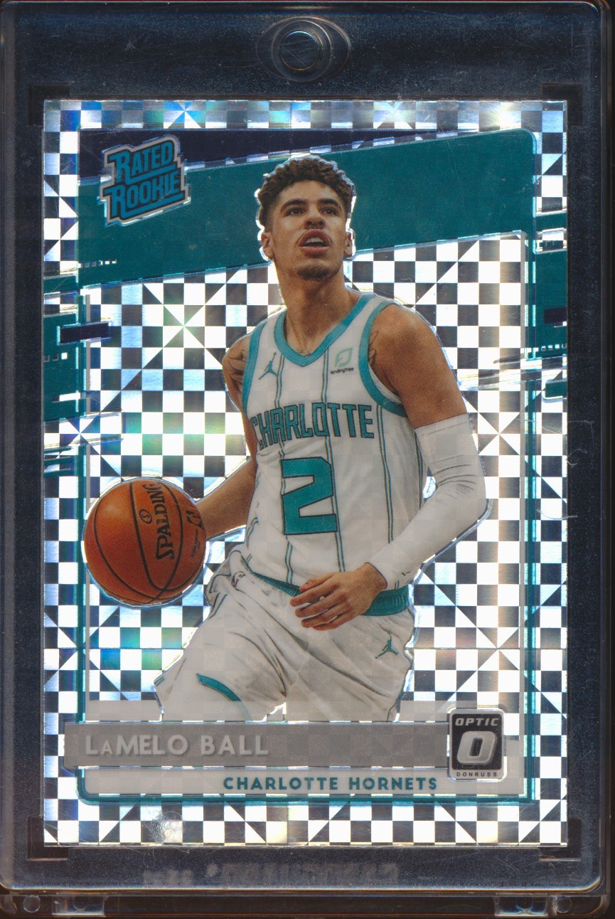 LaMelo Ball 2020 Panini Donruss Optic #153 Checkerboard Rookie RC