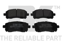 Bremsbelagsatz Scheibenbremse Nk 224410 FüR Impreza Forester Be Legacy 3 Gd Bh 2