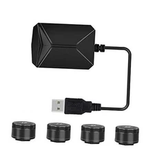 Tire Pressure Monitor System USB TPMS External Sensors Compatible with Android 
