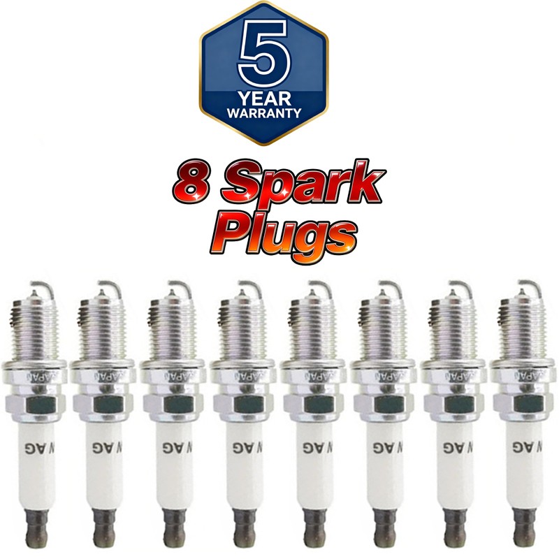 Set of 8 NGK Spark Plugs NGK PFR8S8EG/94460 For Audi S4 Volkswagen Touareg 09-16