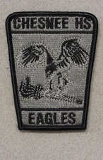 Chesnee High School, Army JROTC Patch (#2135) - w/hook & loop back