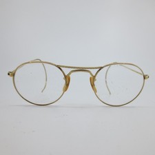 Bausch  Lomb Ful-Vue Vintage 1/10 12K GF Gold Filled Round Eyeglass Frames