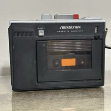 Vintage 1980 Soundesign Portable Cassette Player / Recorder Model 7638