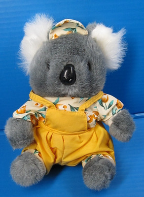 VTG Sugar Loaf Dressed Koala w/Hat Stuffed Plush Doll 10 