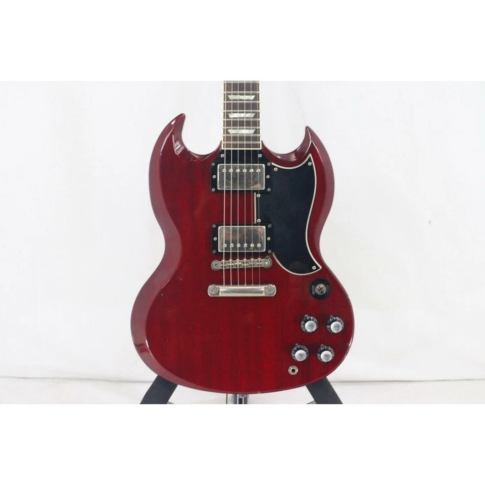 Guitarra Eléctrica [Orville] de Gibson SG-65 Roja Hecha en Japón Usada de Japón Foto 2 de 4