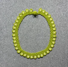 Embera Chami beaded choker by women of the Colombian indigenous tribe 5019