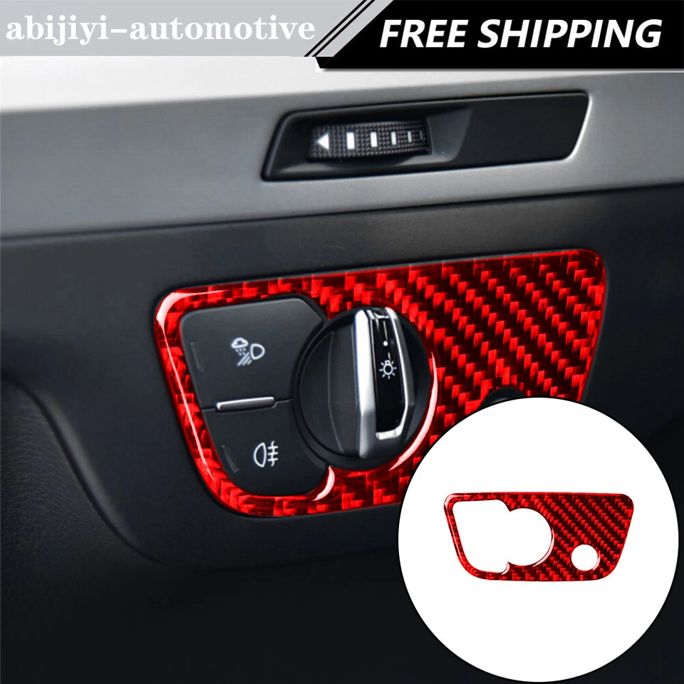 Kit de cubierta interior completo de fibra de carbono rojo 60 piezas para Audi Q7 AQ7 4M 2016-2019 Foto 4 de 4