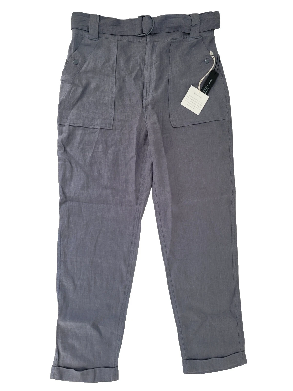 Tahari Regular Size Linen Pants for Women