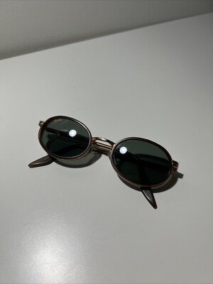 Vintage B&l Ray Ban W2814 Brown/gold Combo G15 SIDECUP Diners