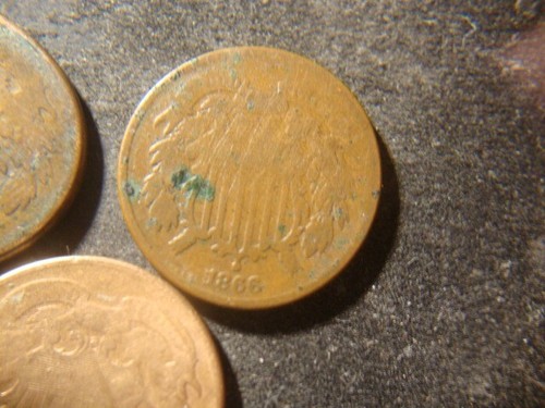 1864 1865 1866 1867 1868 Dated Solid Two Cents 2 Cents Piece Nice Flan HZX