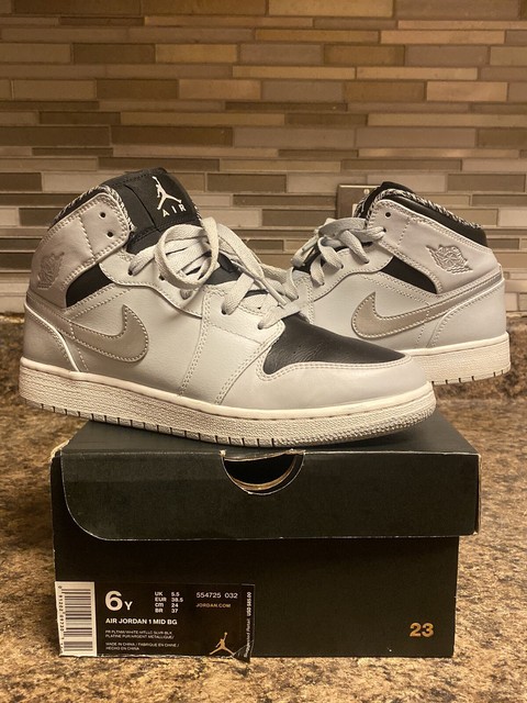 grey jordan 1 size 6