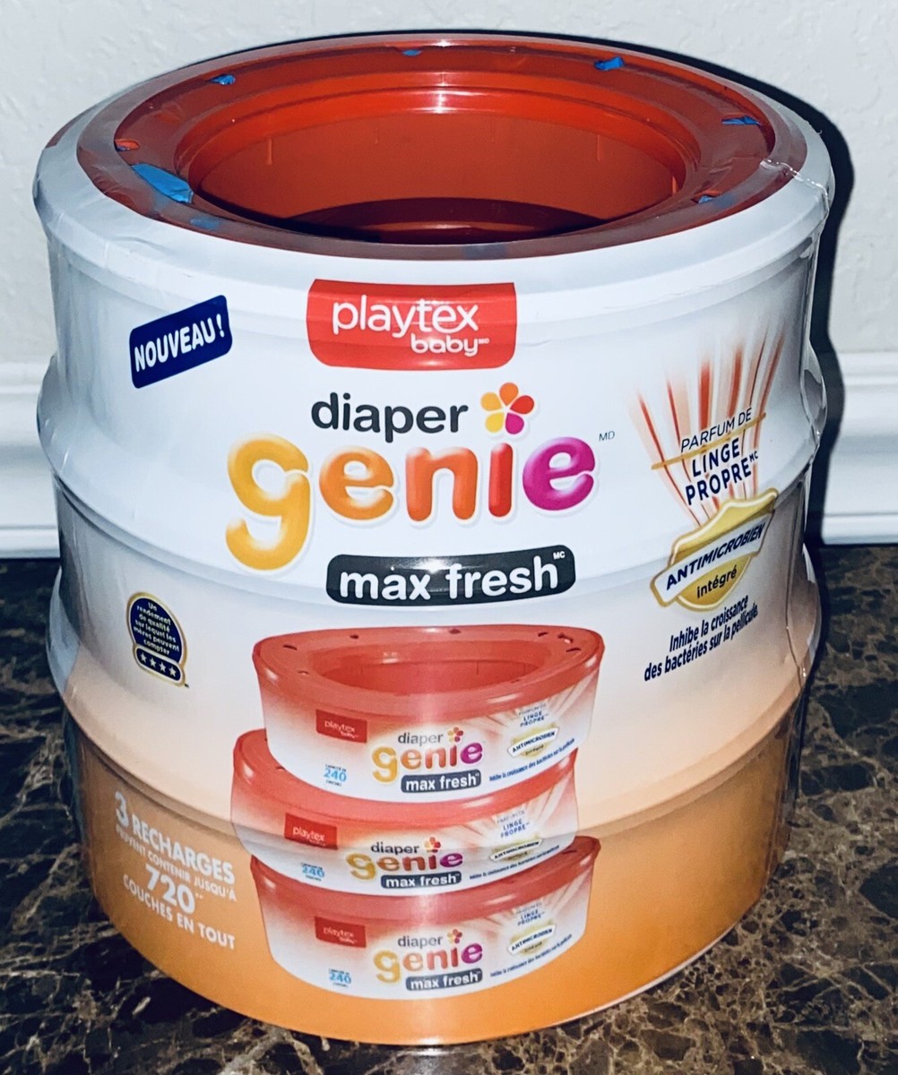 Playtex Baby Diaper Genie Refills Max Fresh Holds Up To 720