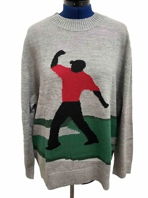 NWT Nike Golf Tiger Woods Sweater Knit Premium Wool Blend Limited Ed - 2XL XL L