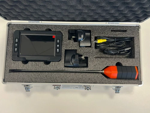 HD Cavity Wall Inspection Camera with 5" Recordable Screen Wireless 16GB